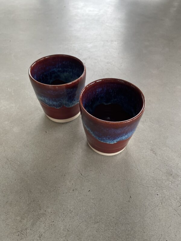 Beker donker rood